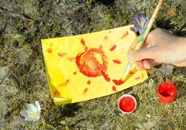 Painting the sun