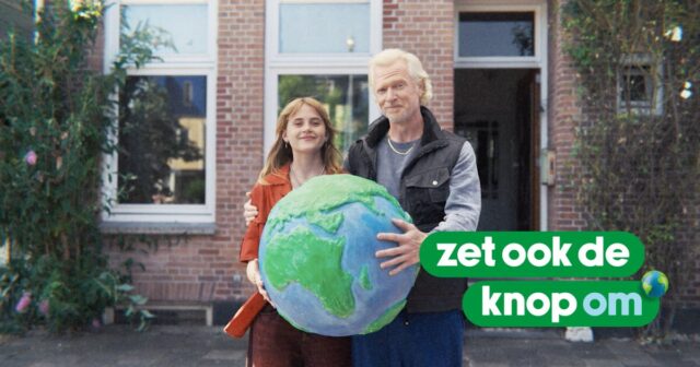 Zet de knop om