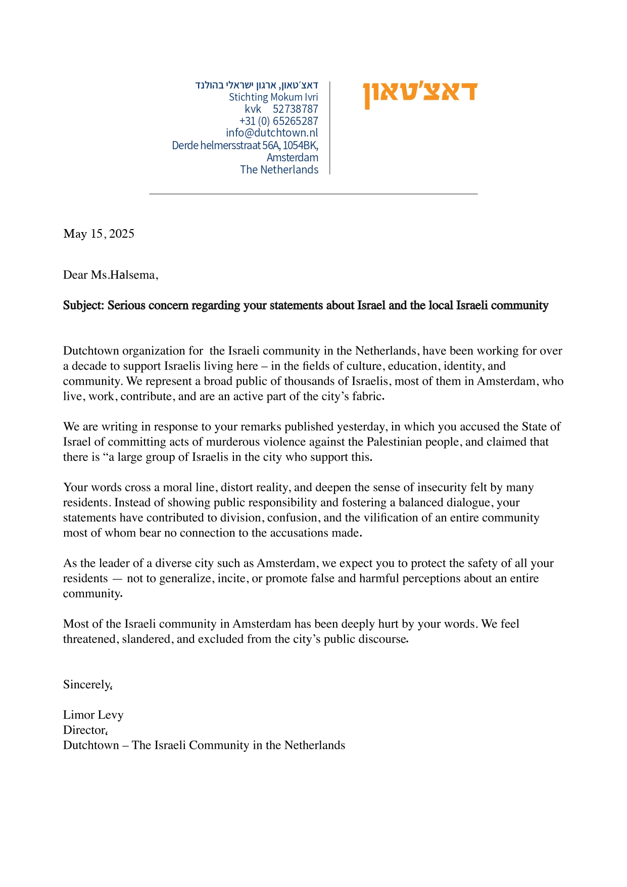 DT_Letter to mayor Amsterdam_may2025_page-0001
