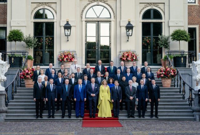Social dinner hosted by His Majesty King Willem-Alexander and Her Majesty Queen Máxima - 2025 NATO Summit in The Hague